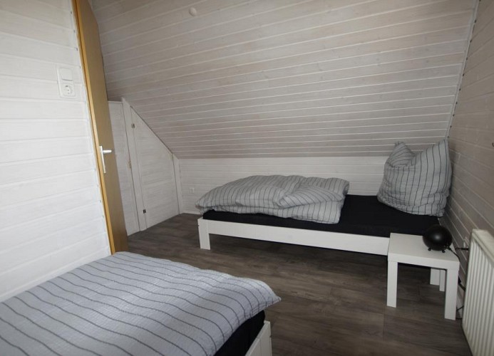 Dümmerglück gemütliches und im skandinavischen Still eingerichtetes Holzhaus 