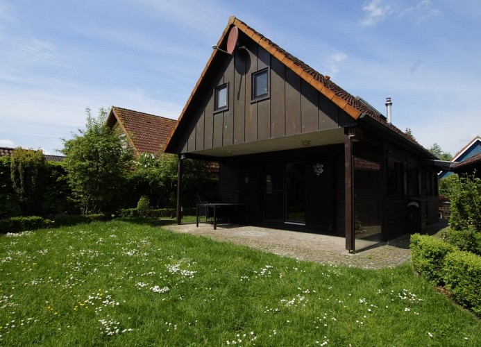 Dümmerglück gemütliches und im skandinavischen Still eingerichtetes Holzhaus 