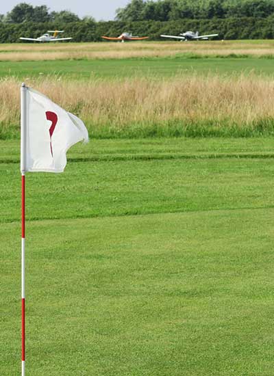 Golfen im Umland vom See Dümmer 